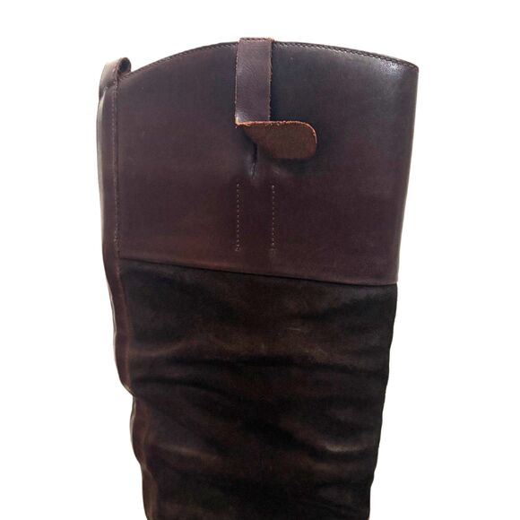 Golden Goose Charlye Riding Boots Santa Fe Suede Leather Distressed Size 36 (6) - Picture 2 of 11